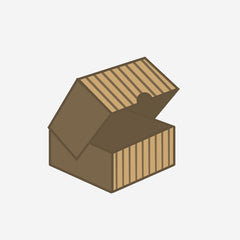 Brown Corrugated Material